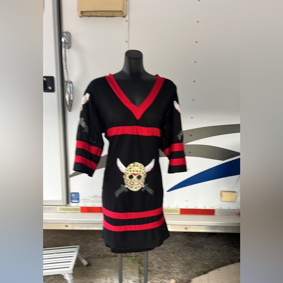 Friday the 13th official merch, Jeresy mini dress with slip One size fits most - Picture 2 of 9